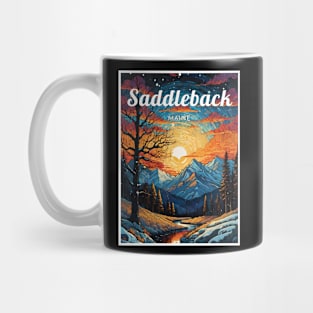 Saddleback maine usa ski Mug